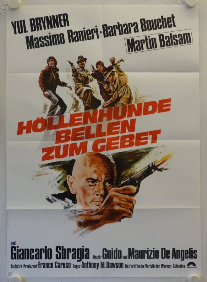 Höllenhunde bellen zum Gebet originales deutsches Filmplakat